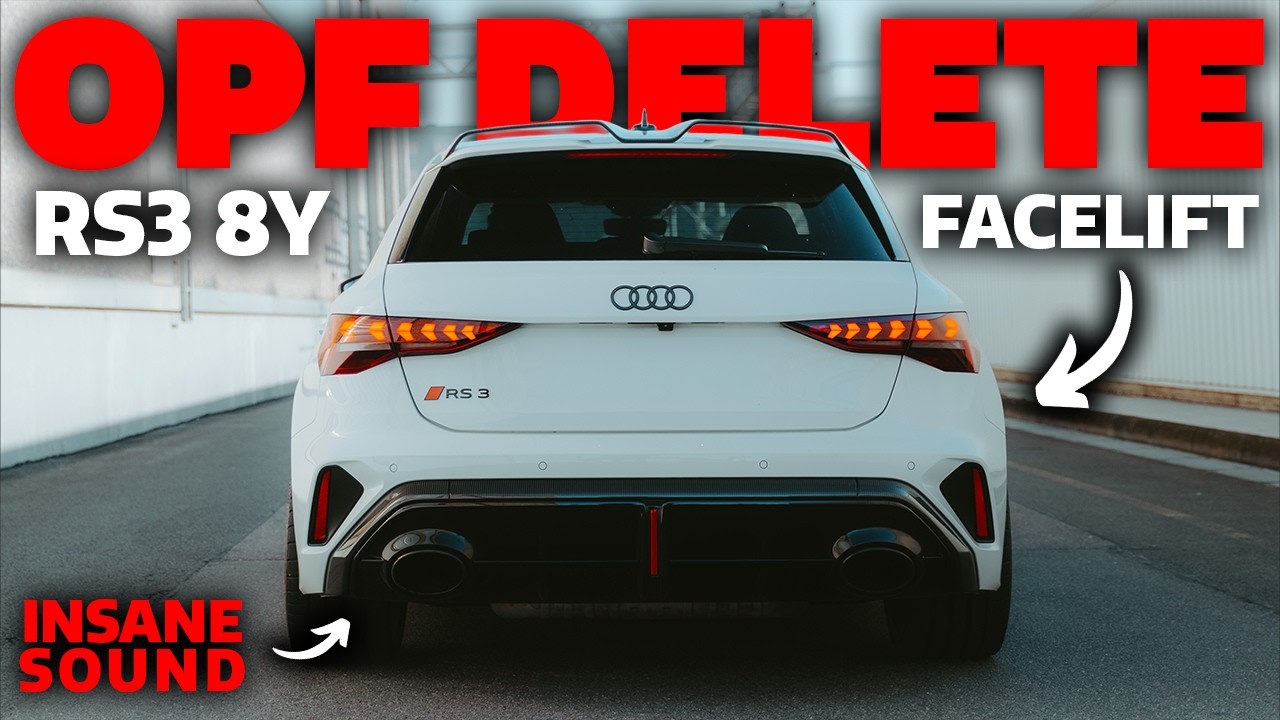 THIS SOUND IS INSANE - Catless Kit for Audi RS3 8Y FACELIFT + Tuningbox Power Upgrade