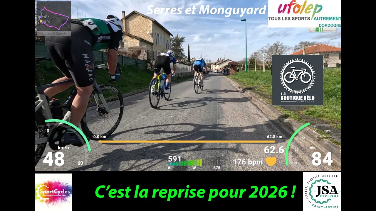 Course UFOLEP 3 à SERRES et MONGUYARD