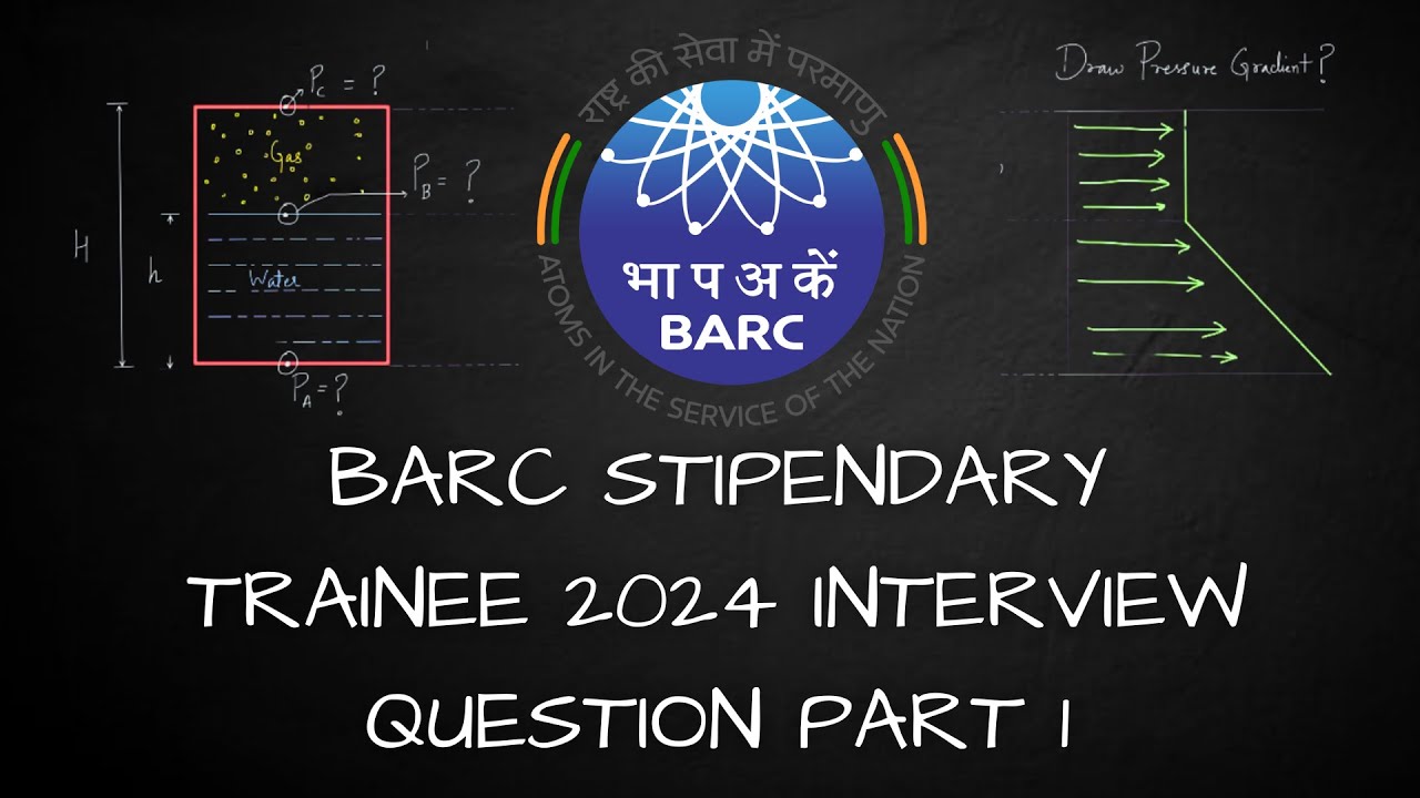 BARC STIPENDARY TRAINEE CATEGORY 1 INTERVIEW QUESTION FLUID MECHANICS