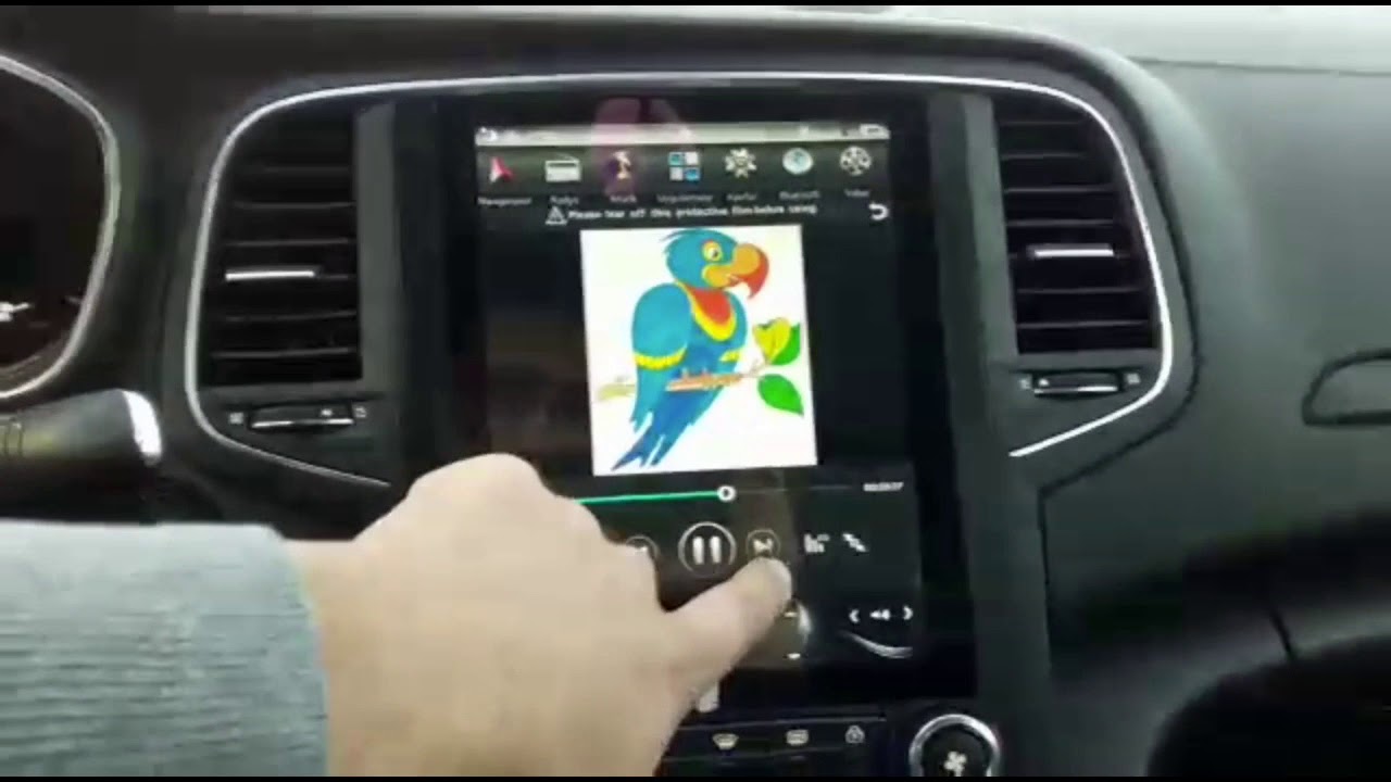 Megane 4 NeCVoX tablet uygulaması