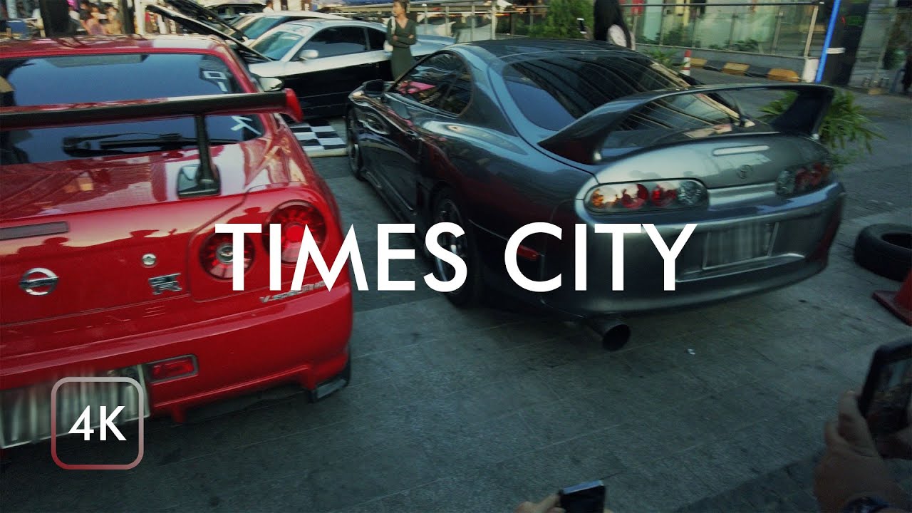 Times City Yangon | Market and Car Meet 2023 Binaural Sound