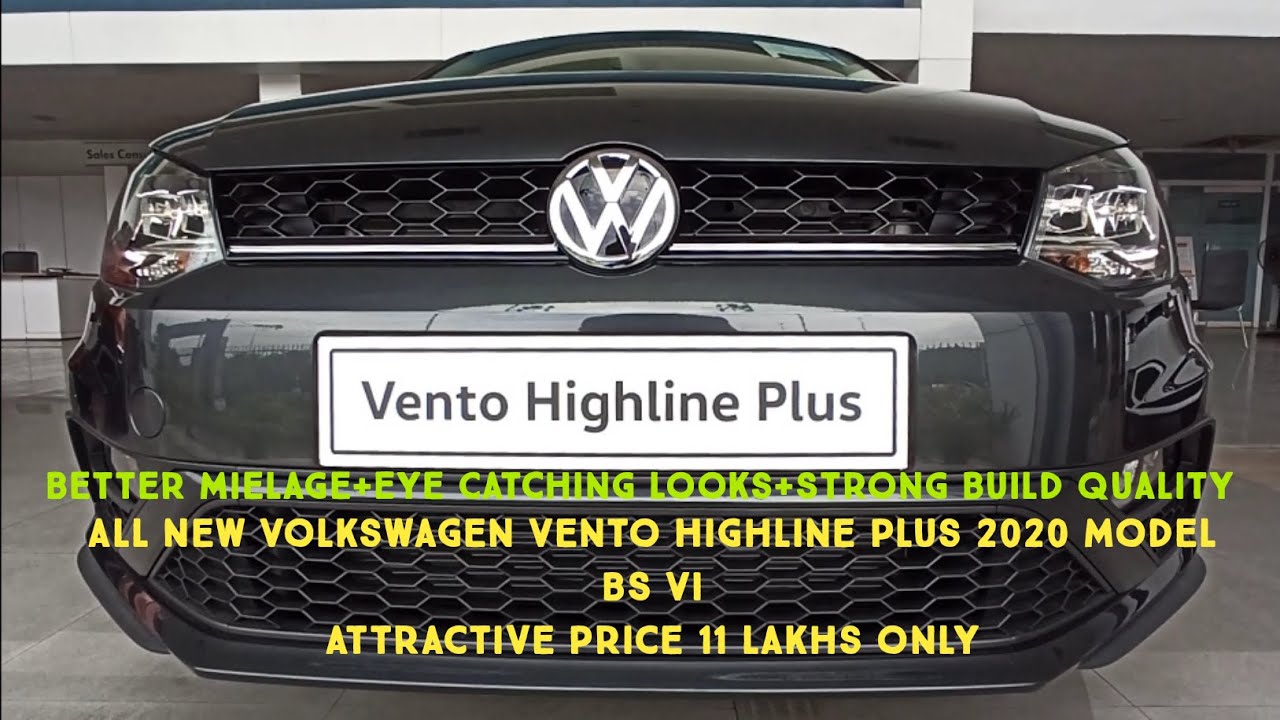All New Volkswagen Vento Highline Plus 2020 BS VI model