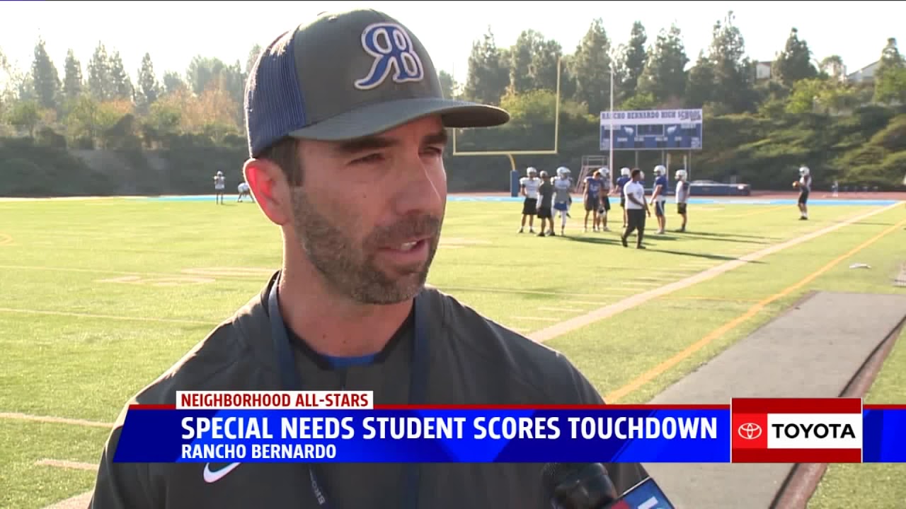 Team Manager with Learning Disability Scores Touchdown on Senior Night