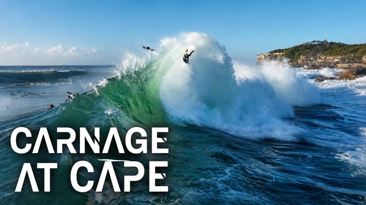 Cape Solander, RAW surf footage, winter 2024. Filmed by skymonkey5