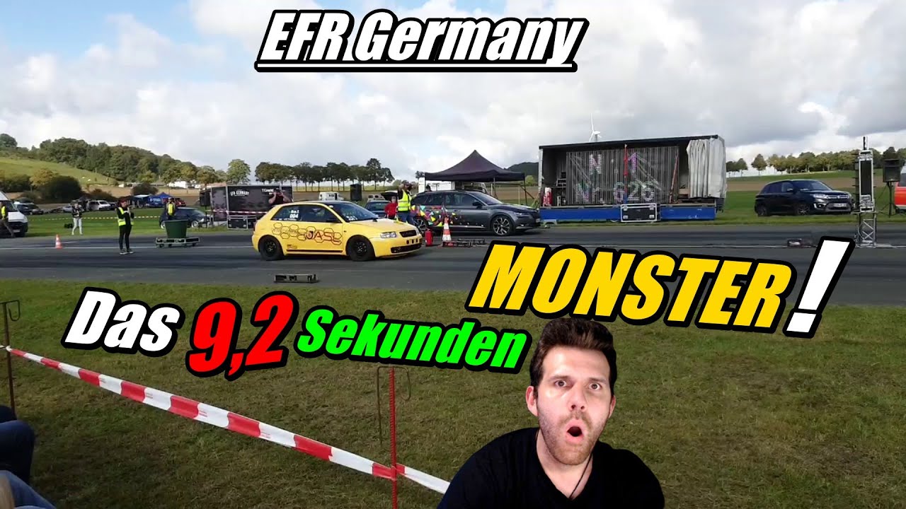 EFR Germany 1/4 Meile Brilon - Das 9,2 Sekunden Monster ❤️