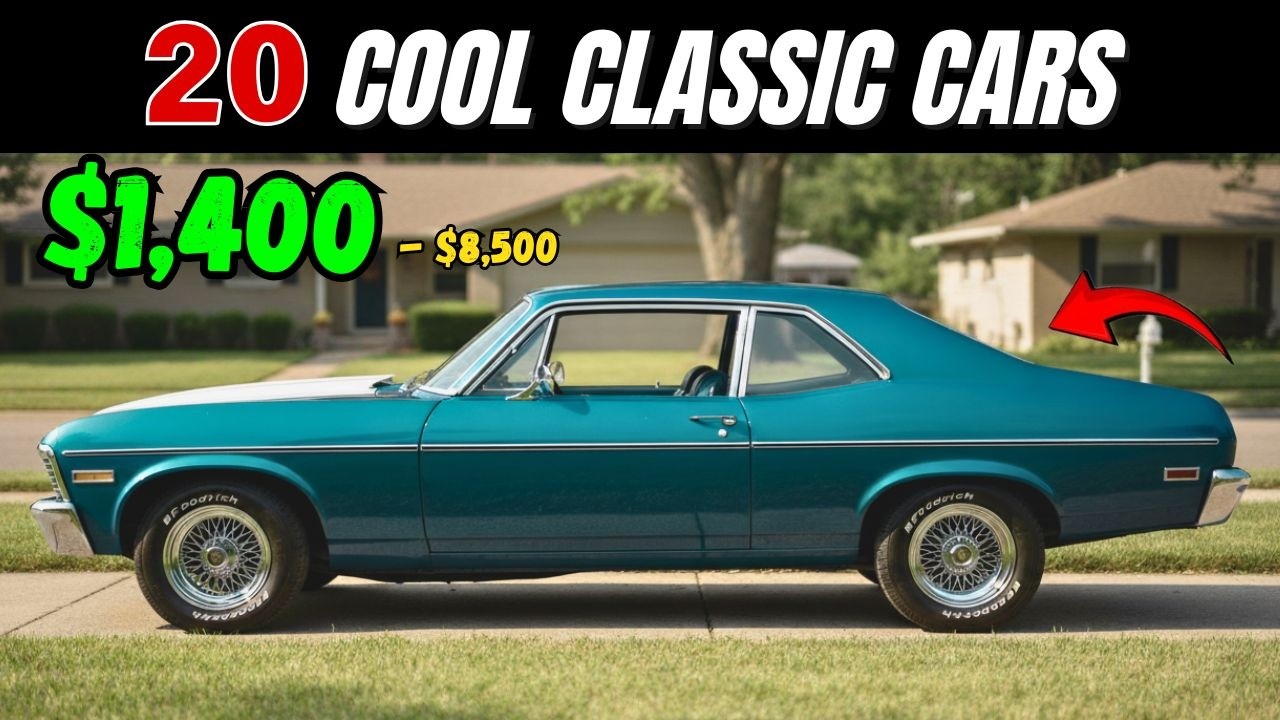20 Classic Cars $1,400–$8,500!