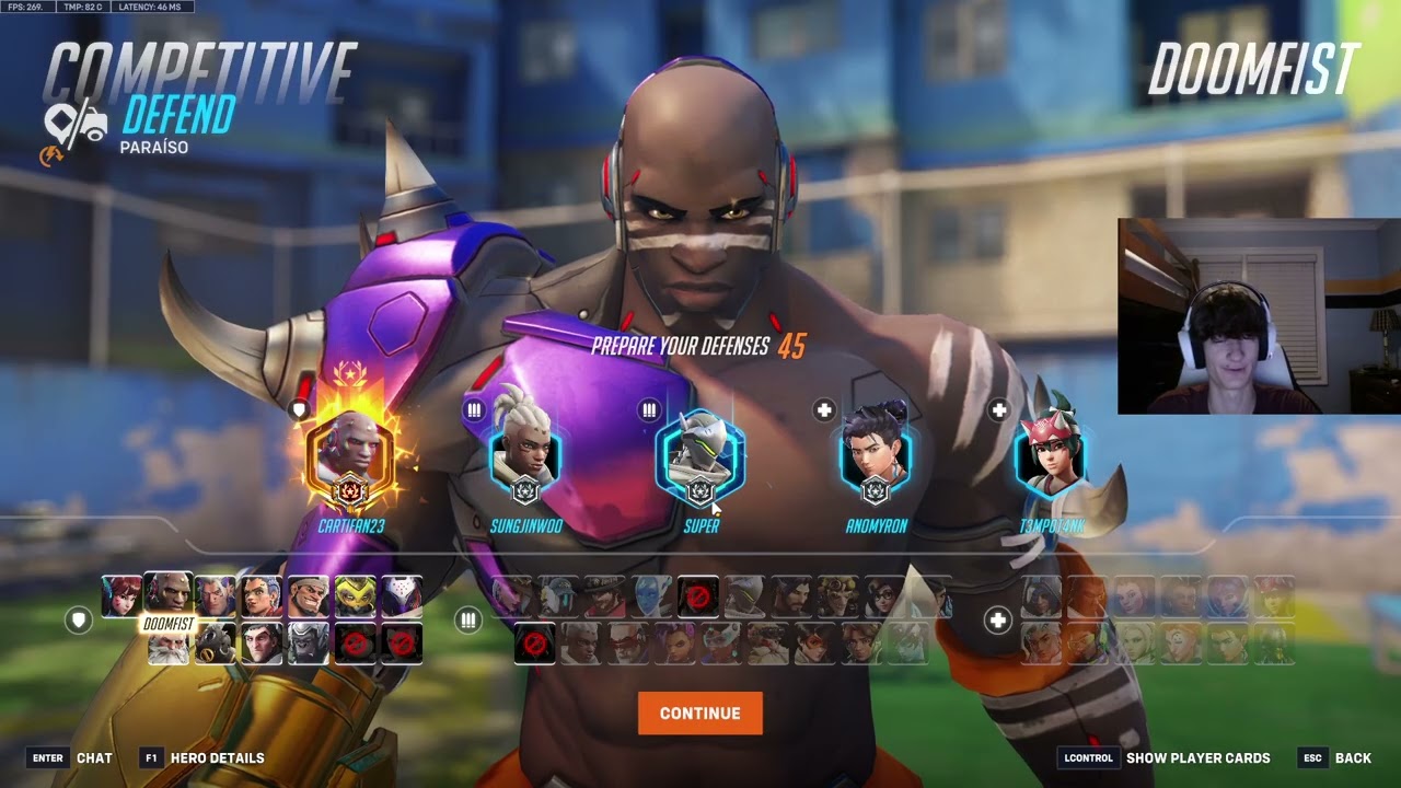У Картифана Кулака Смерти 1-го ранга в Overwatch 2 есть несколько отвратительных игровых навыков ...