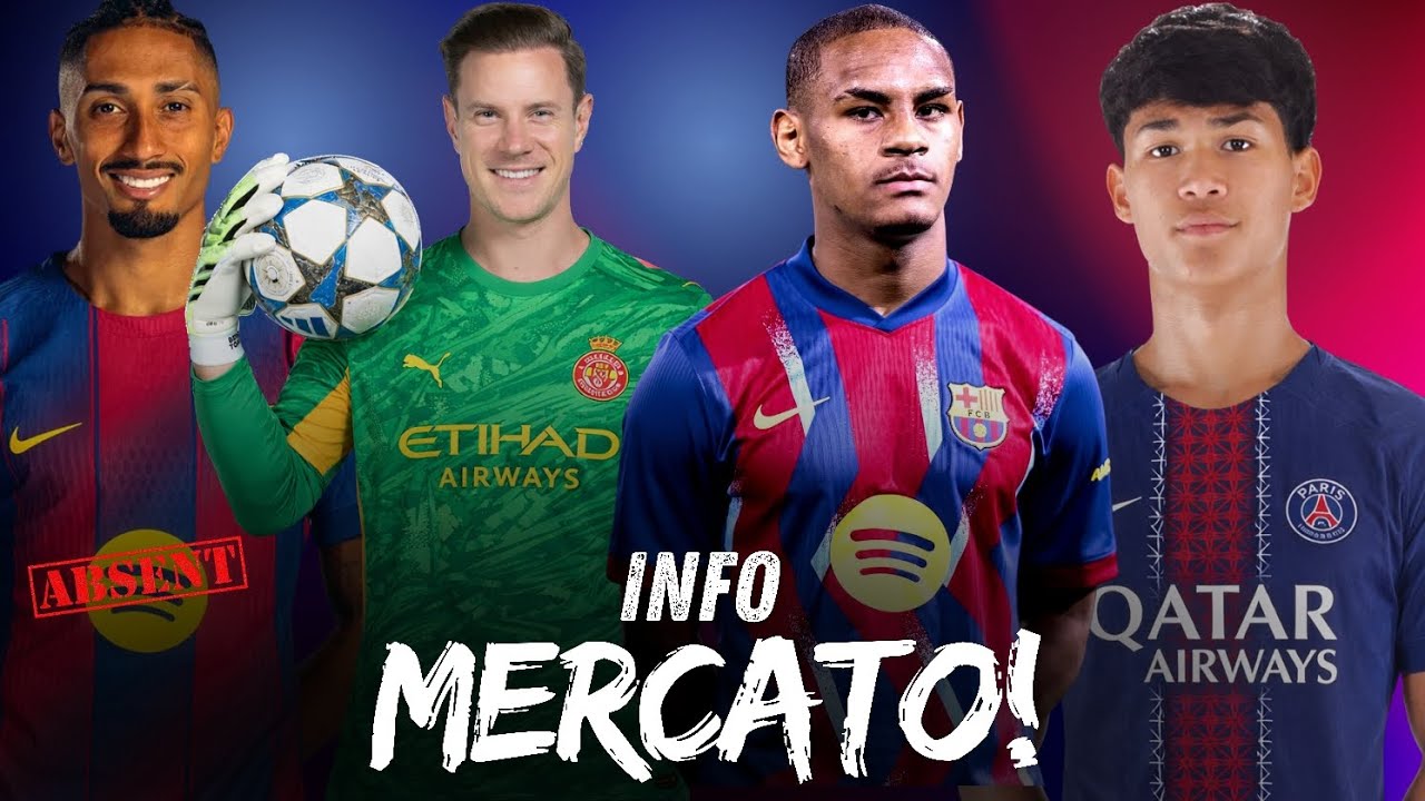 🚨Barcelone prêt à s'offrir un top attaquant brésilien - Dro Fernandez rejoint le PSG - Ter Stegen