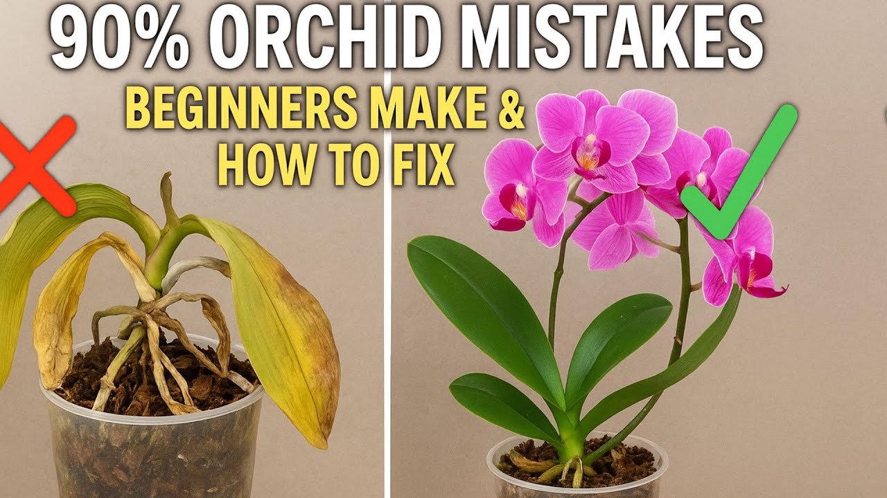 The 90% Orchid Growing Mistakes Beginners Make (and How to Fix Them)