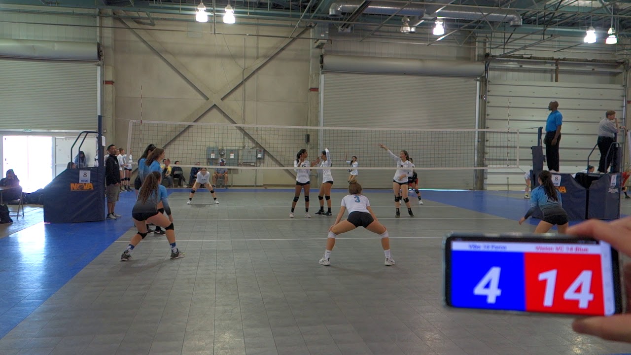 Vibe 14 Force vs Vision Volleyball Club 14 Blue [set 2 of 3]