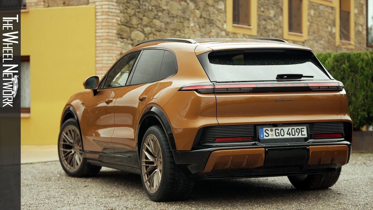 2026 Porsche Cayenne Electric | Madeira Gold Metallic | Driving, Interior, Exterior [4K]