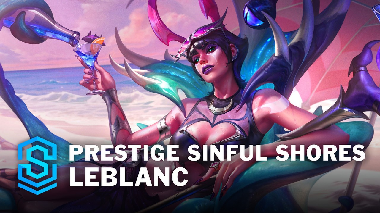 Prestige Sinful Shores LeBlanc Skin Spotlight - League of Legends