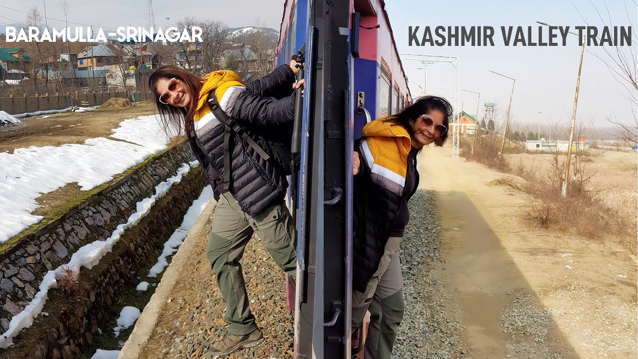 Kashmir Valley Train Journey | Baramulla To Srinagar In DMU Train *GoPro Ke Do Tukde Hogaye*