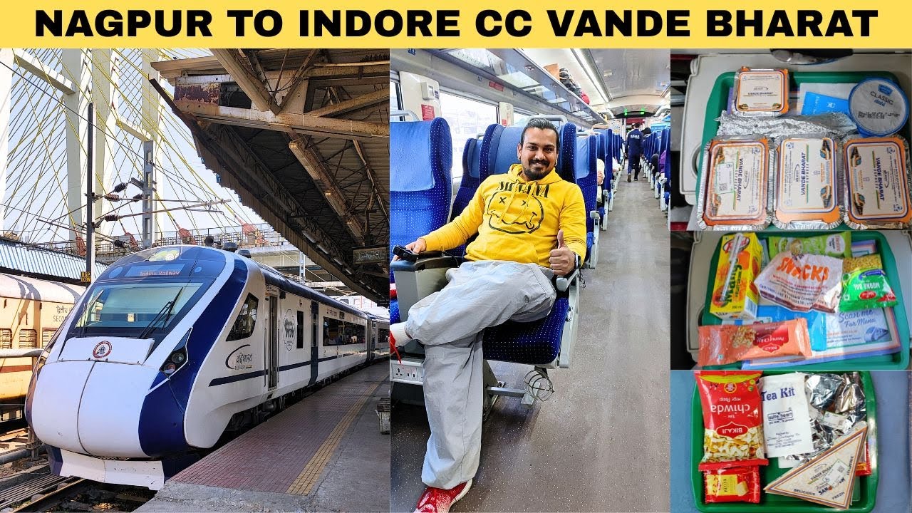 Nagpur To Indore | 20912 Nagpur Vande Bharat Express | IRCTC Food | IV09