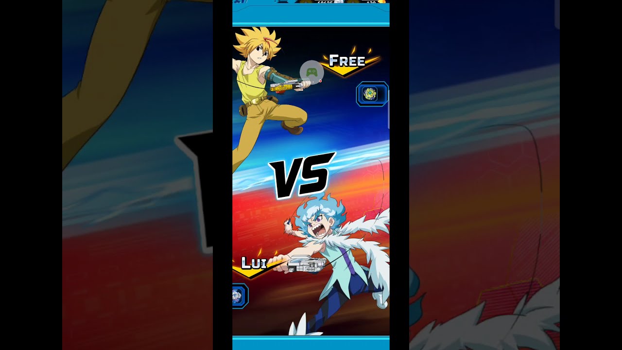 Beyblade Burst Rivals lui vs free