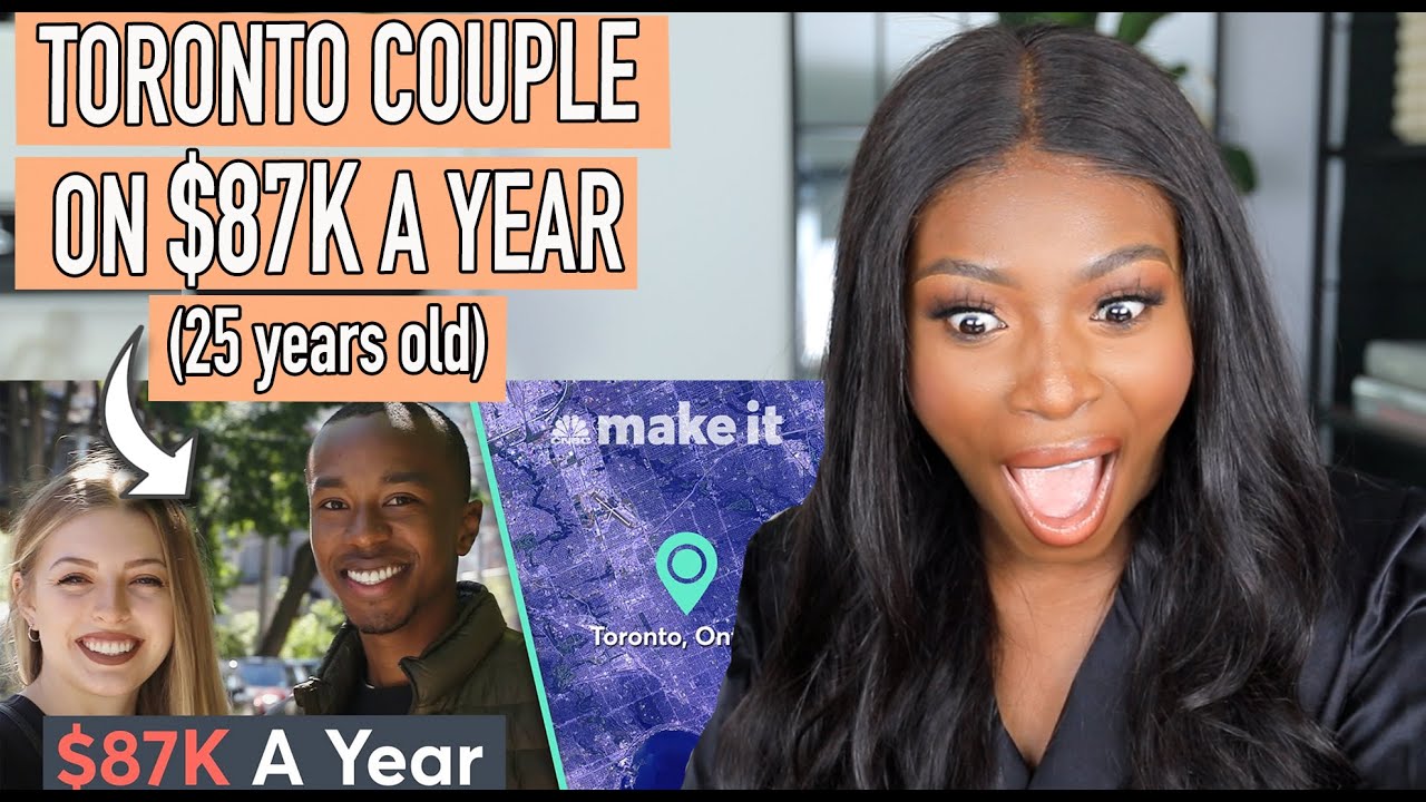 REACTING TO HOW A 25 YEAR OLD COUPLE SPEND THEIR $87K SALARY! CNBC MAKE IT