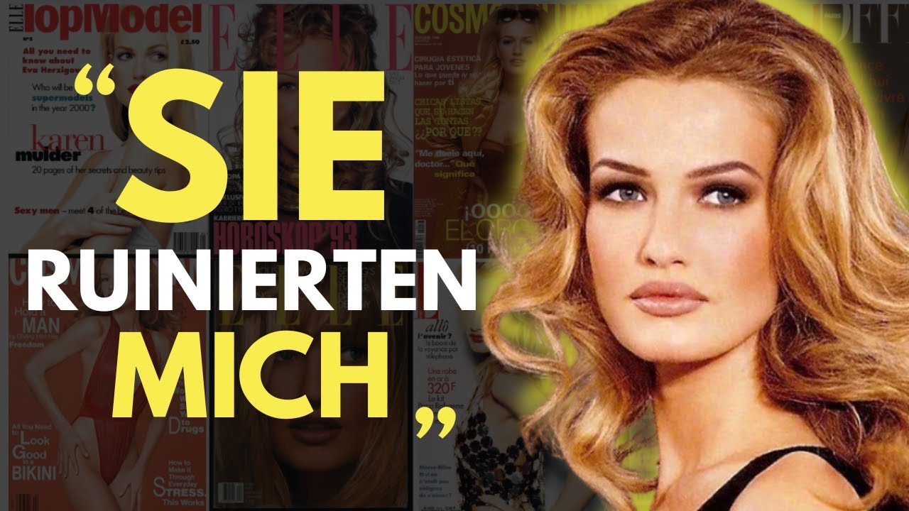 Wie Karen Mulder bloßgestellt wurde – weil sie die dunkle Seite der Mode offenlegte
