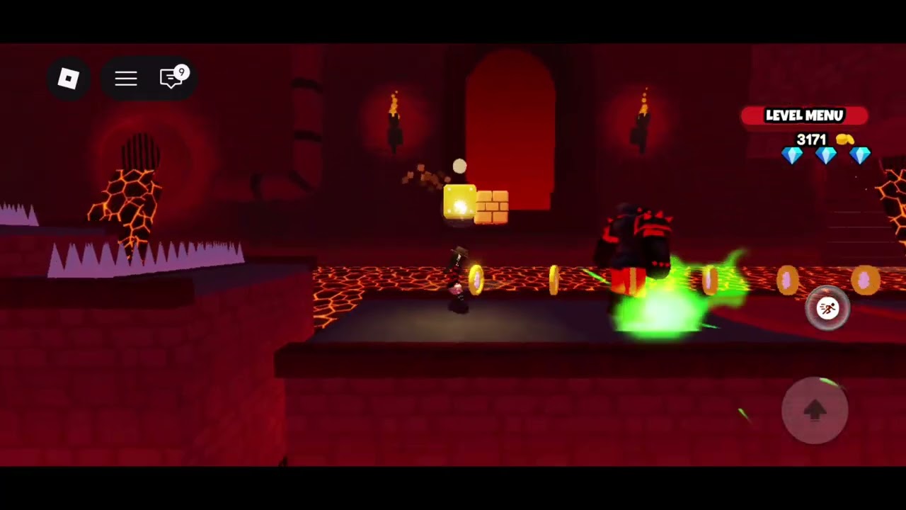 Super Blox Bros I World 1-☠️ all 💎 's I Roblox 