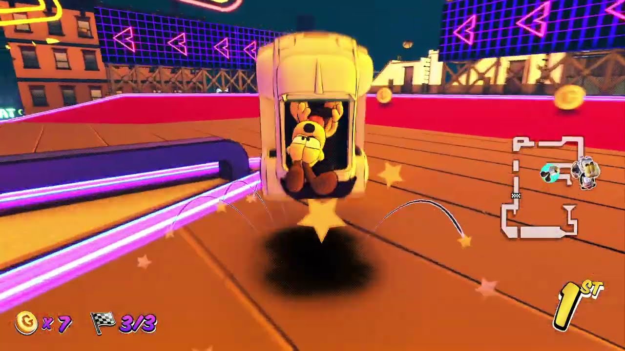 Odie  - The City Cup - (100 cc) Garfield Kart 2: All You Can Drift