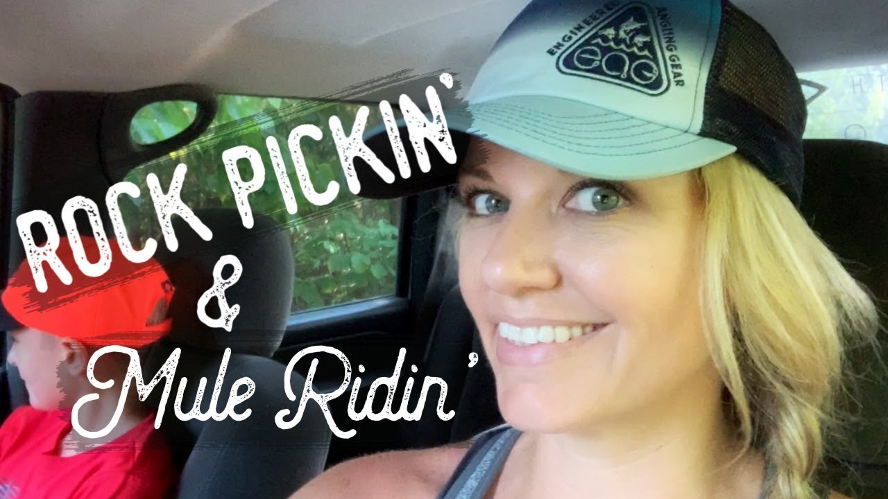 Rock Picking & Mule Riding