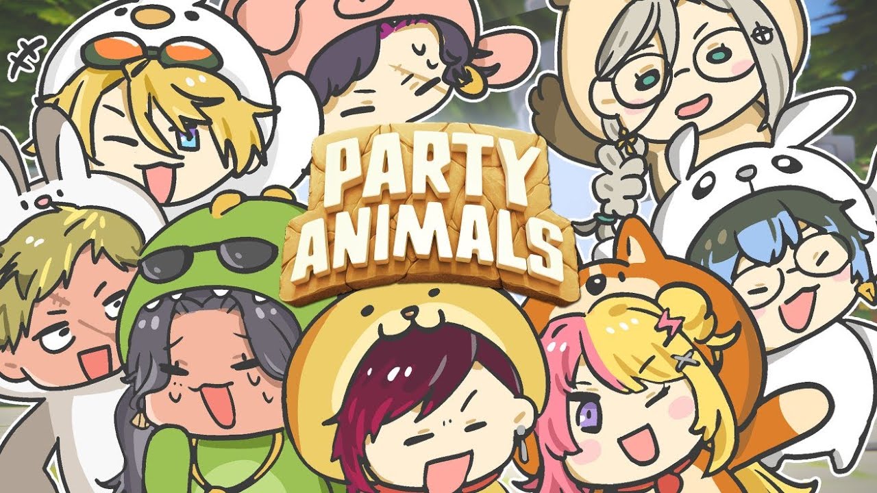 【Party Animals Collab 🐾】 w/ Krisis, Ike, Aia, Scarle, Koto, and Me (Ver Kaichou!)