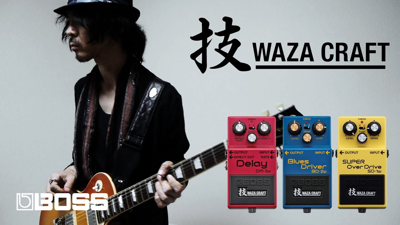 BOSS Waza Craft - BD-2W, SD-1W & DM-2W