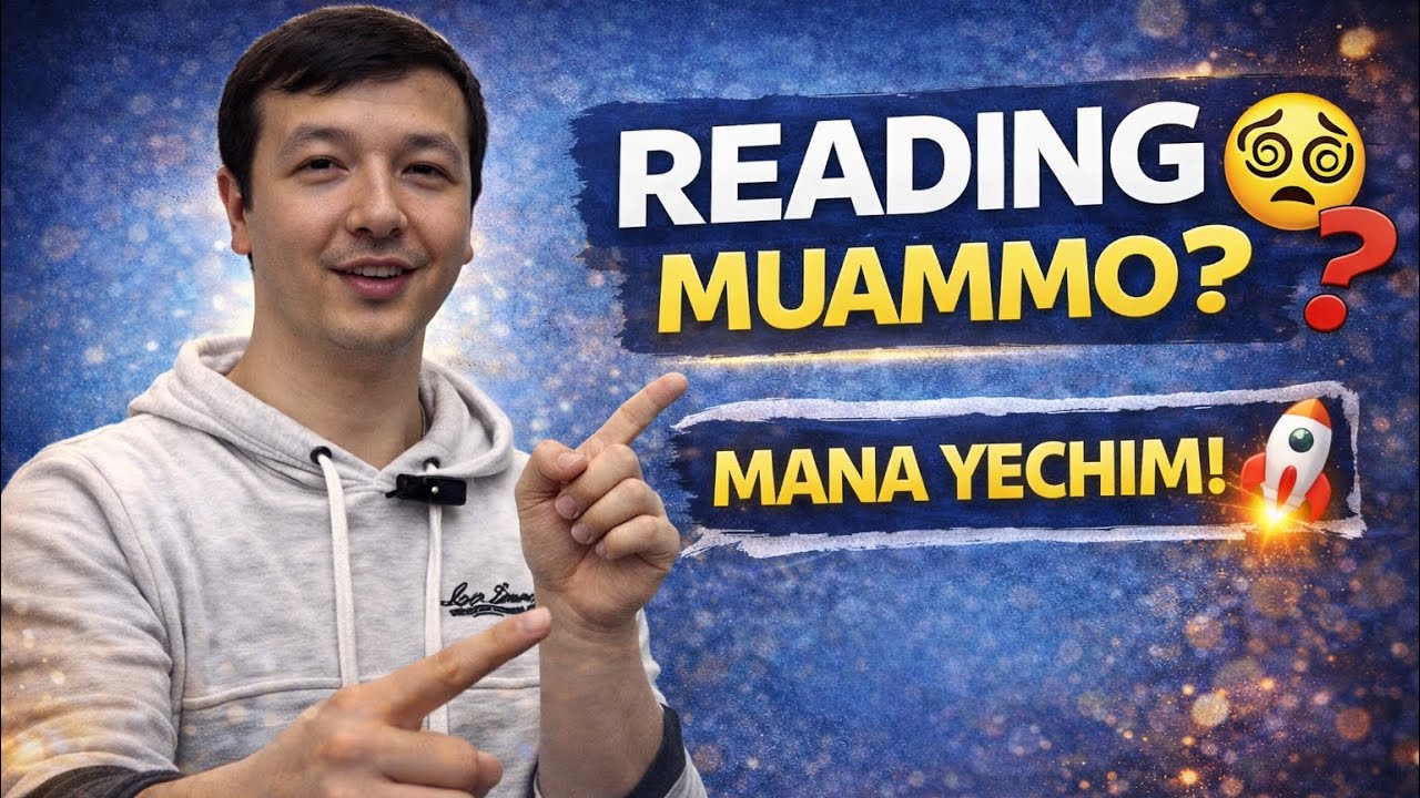 IELTS READING 9.0 orzu emas !!!