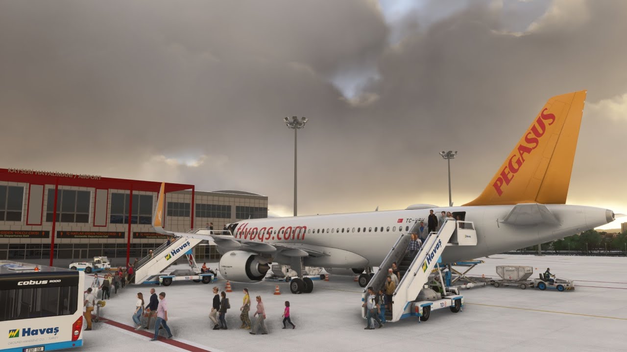 Pegasus Havayolları Real Ops | İstanbul (LTFJ) - Kayseri (LTAU) | Airbus A320Neo