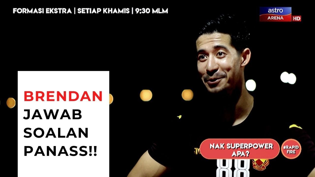 BRENDAN JAWAB SOALAN PANASS! | Formasi Ekstra 2020 : 20 Feb | Astro Arena