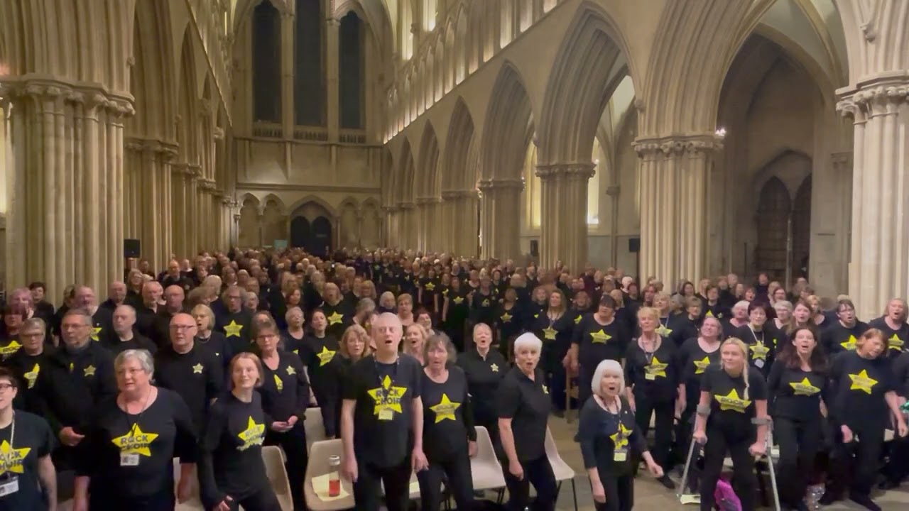 Wells Cathedral: Shine by Rock Choir Wiltshire & Somerset