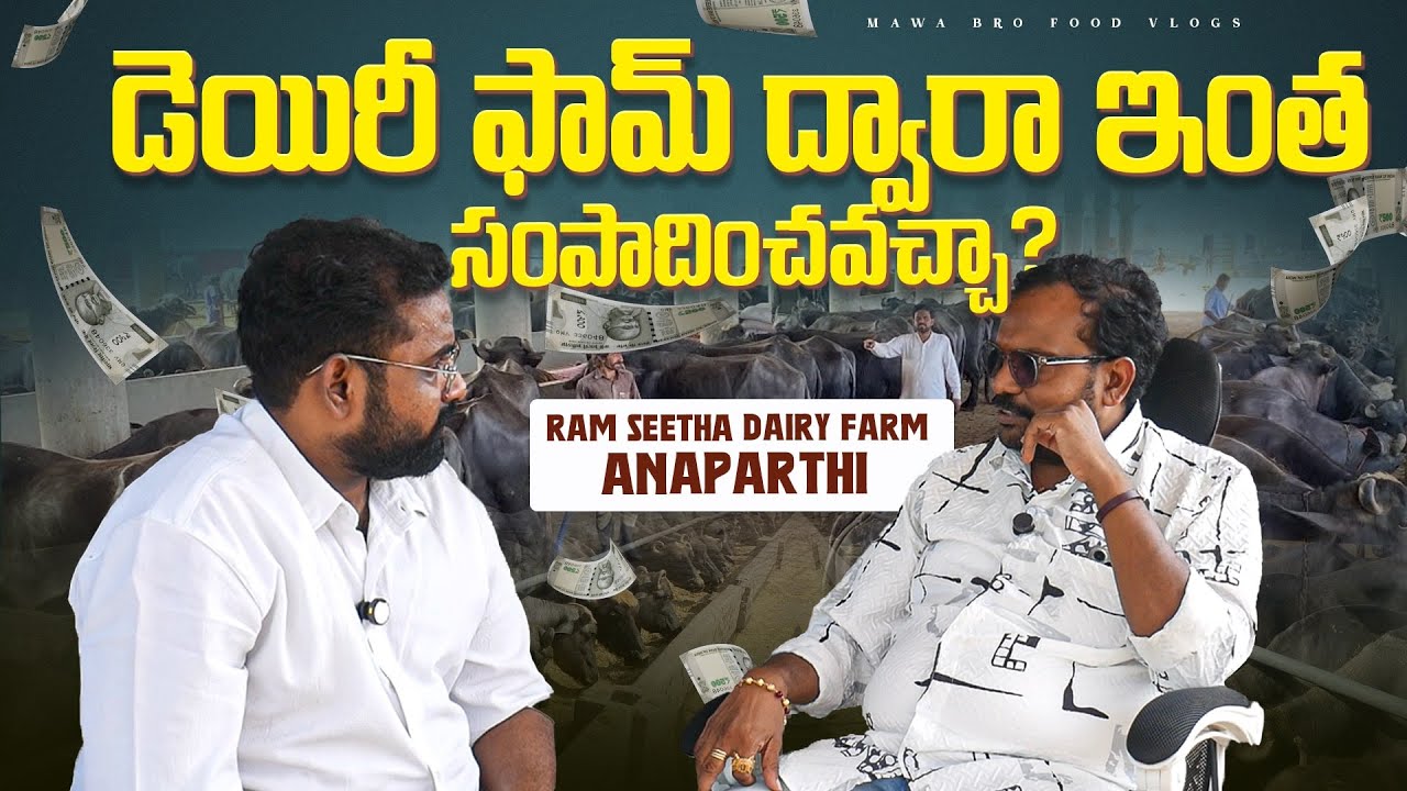 Dairy Farming BUSINESS Plan Secrets REVEALED in Telugu! Rama Seetha farms anaparthi