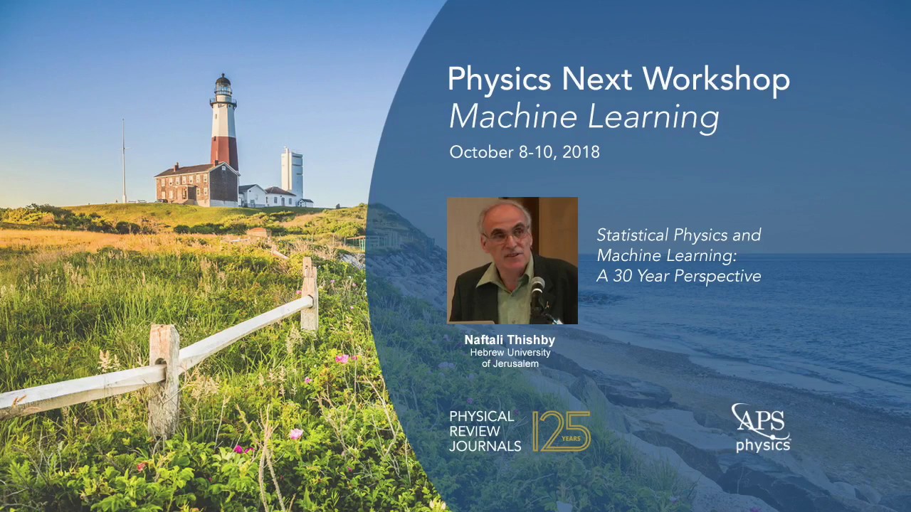 Statistical Physics and Machine Learning:  A 30 Year Perspective