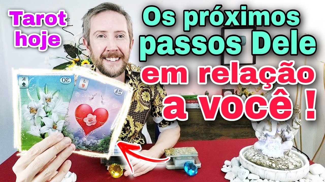 Os próximos passos dele em relação a mim tarot !Tudo sobre ele hoje !O que ele sente por mim  tarot?