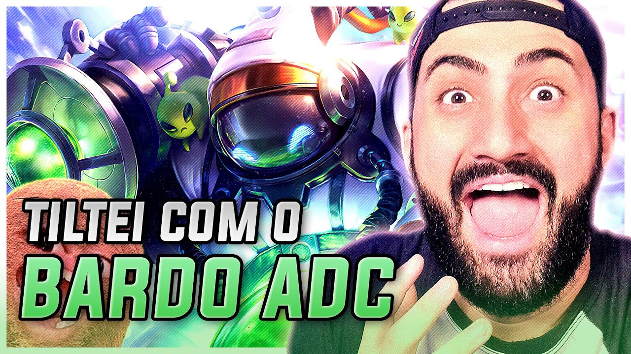 TILTEI JOGANDO DE BARDO NA BOTLANE 😡