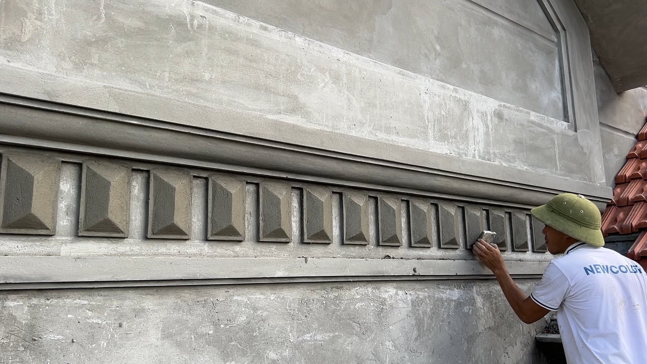 Amazing Techniques Construction Rendering Sand & Cement On The Concrete You Must See
