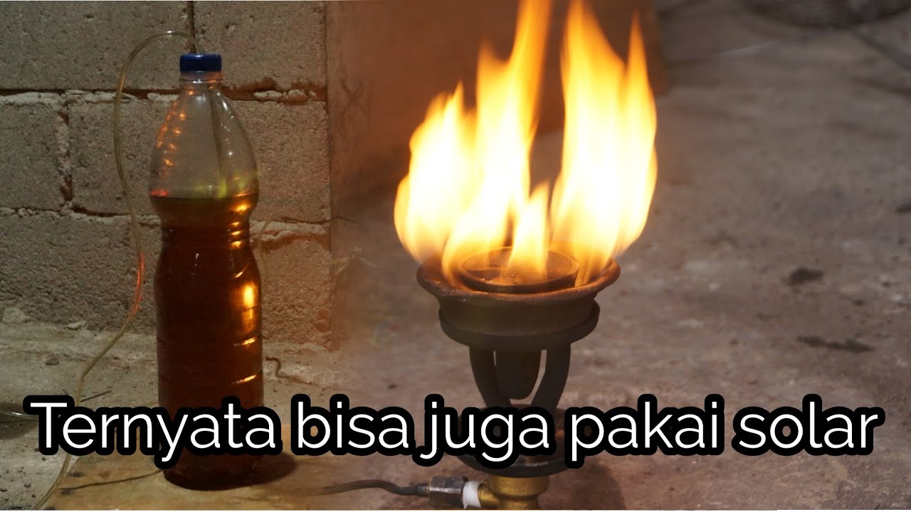 Experimen Kompor jos Pakai Bahan Bakar Solar #tipsandtricks #komporjos