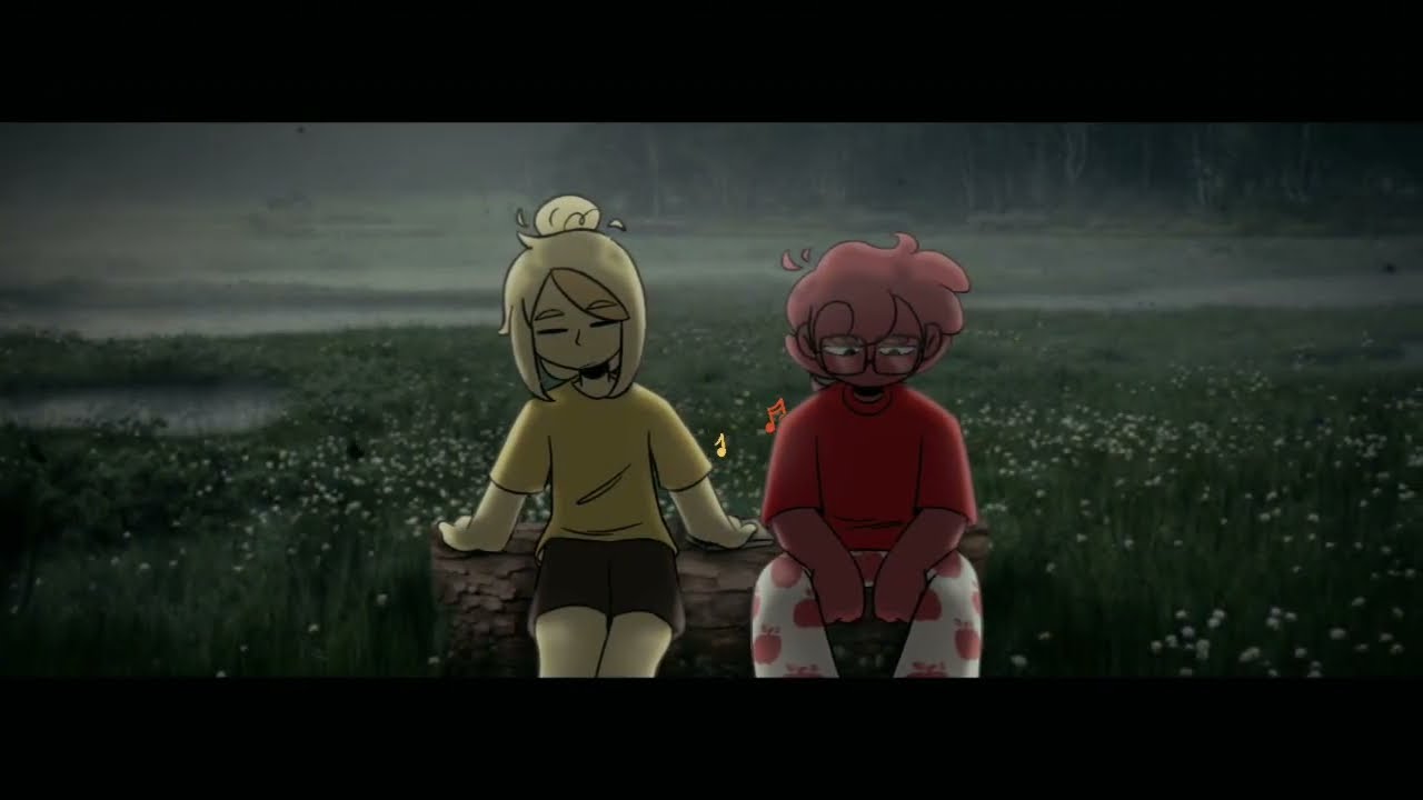 Morajo e Linn escutando m&uacute;sica.