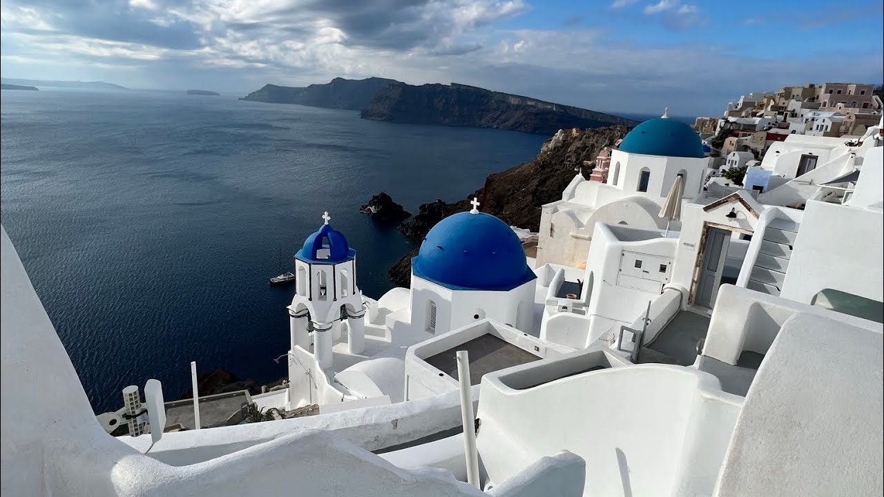 BEST Airbnb - OIA Santorini - ISLAND BLUE villa| Postcard Perfect View & Private Pool| Cycladic Home