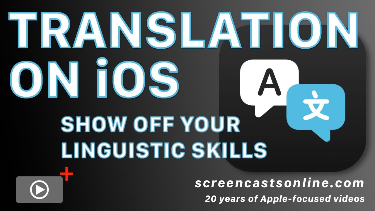 Приложение TRANSLATE от Apple для ЛЕГКОГО перевода на ходу • УВИДЬТЕ и УСЛЫШАЙТЕ, как это работает!