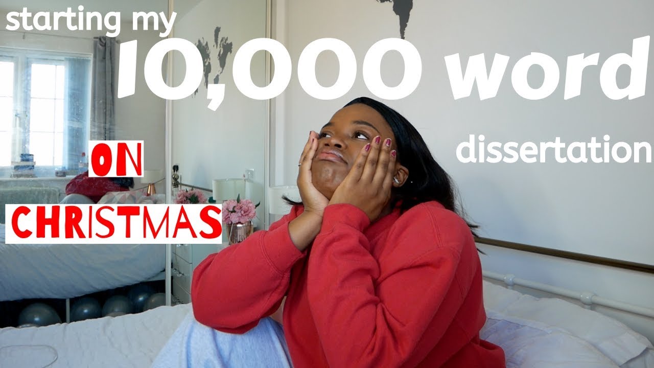 writing 1,000 words on Christmas Day. Dissertation life.