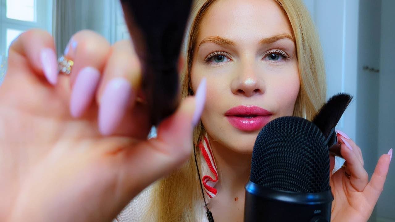 ASMR Soft. Slow. Tingles on your face 😴 (will make you fall asleep)