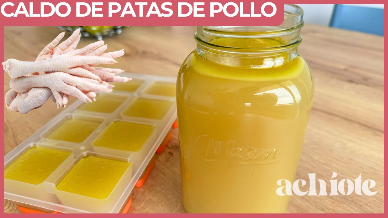la GRAN FUENTE de COLAGENO más fácil de hacer | El CALDO de PATAS de POLLO, el gran SUPERALIMENTO
