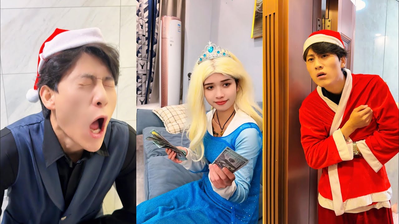王子变成圣诞老人了#王子#公主