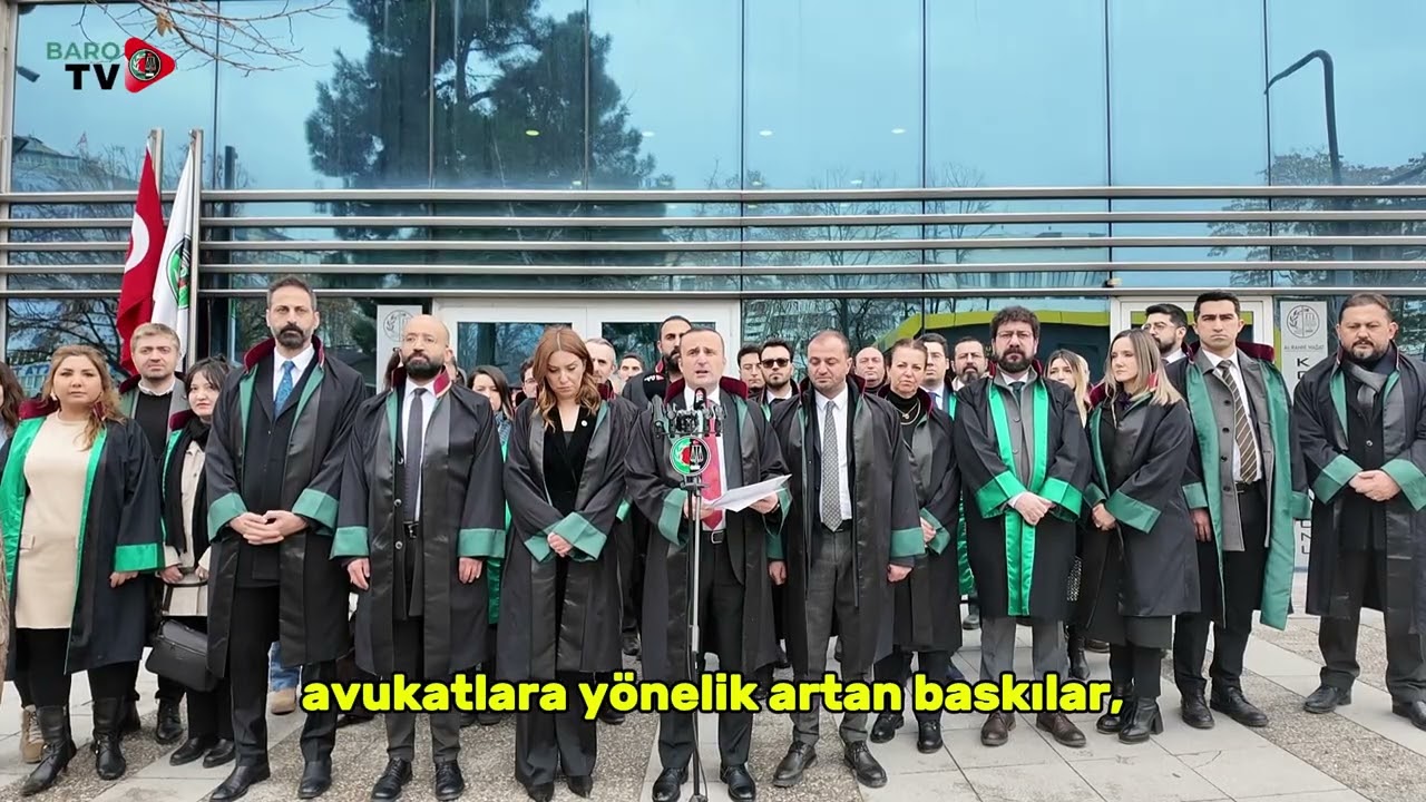 24 Ocak Tehlike Altındaki Avukatlar Günü Basın Açıklaması