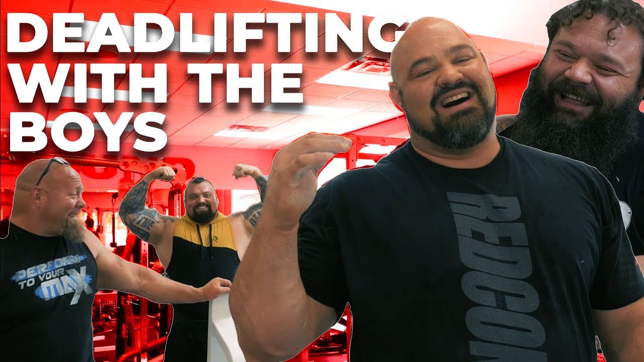 SPEED DEADLIFTS WITH THE BOYS!