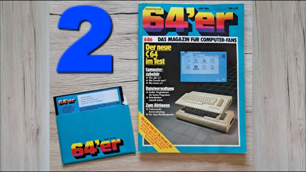 Computerzeitschrift - 64er (6/86) - Zeitreise in die Vergangenheit!