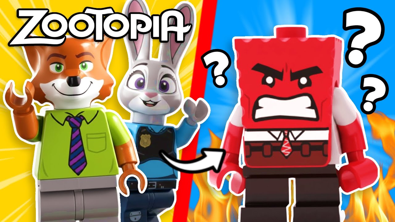 Я построил ПОПУЛЯРНЫЕ ФИЛЬМЫ ДИСНЕЙ из LEGO…