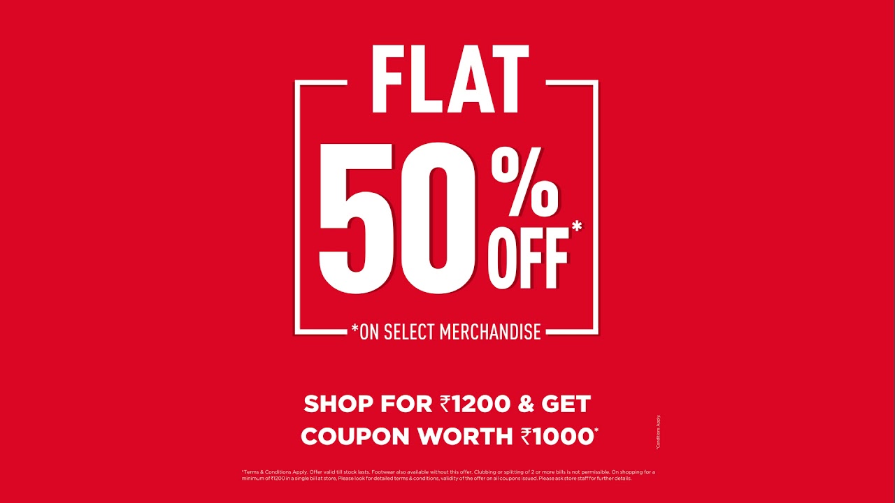 End of Season Sale - Flat 50% off*