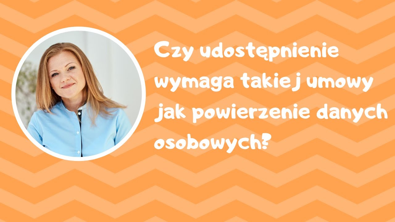 Czy udostępnienie wymaga takiej umowy jak powierzenie?