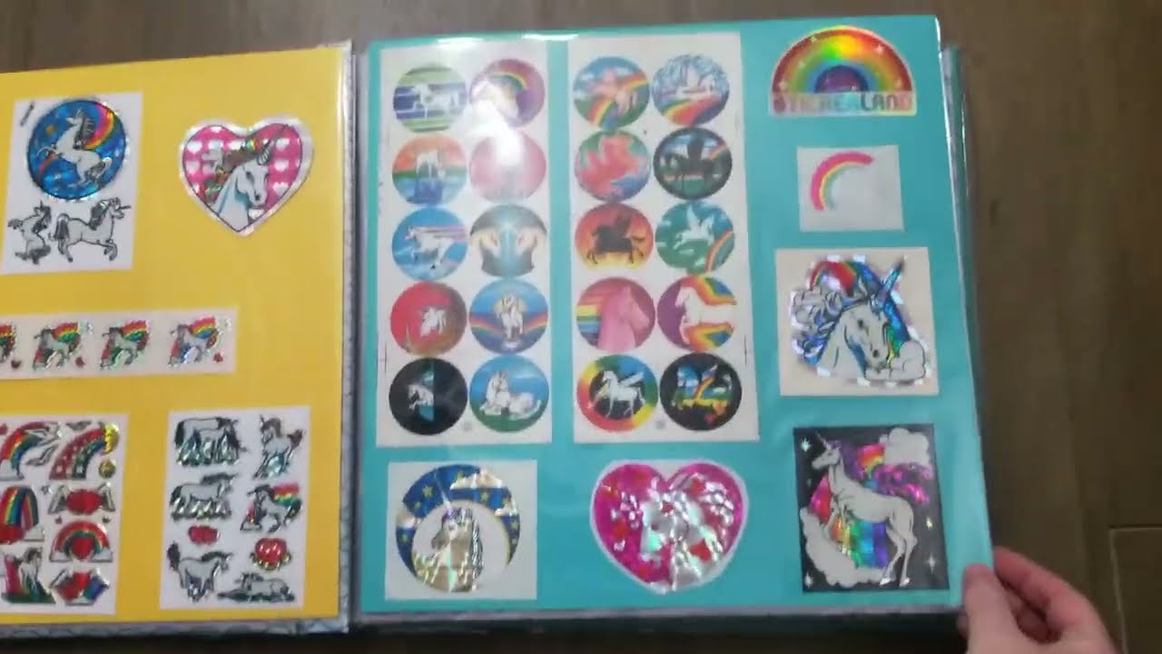 My Vintage Stickers: Shiny Prisms